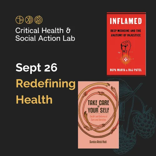 Sept 26 - Redefining Health