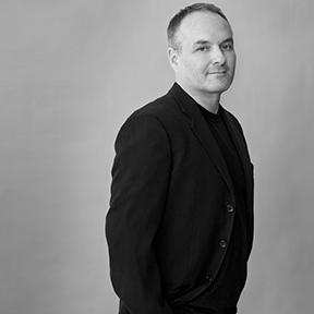 Black and white image of John Mighton