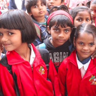 Image of young girls who attend Prerna in Lucknow, India