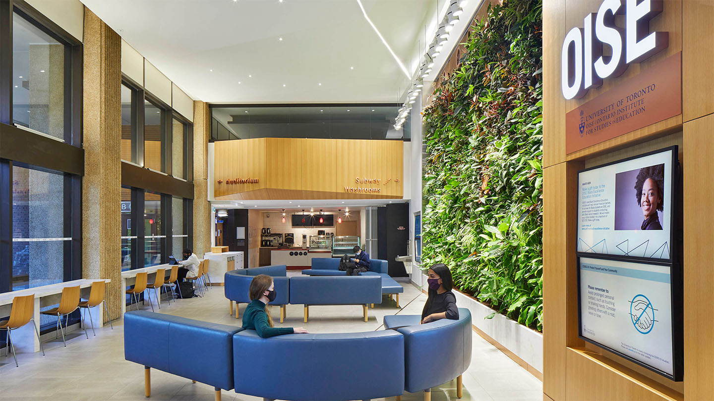 OISE entrance lobby