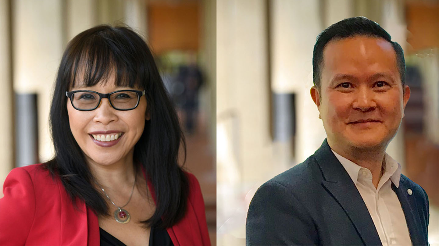Professor Mary Reid (OISE) and Dr. Kien Nam Luu (York Region District School Board)