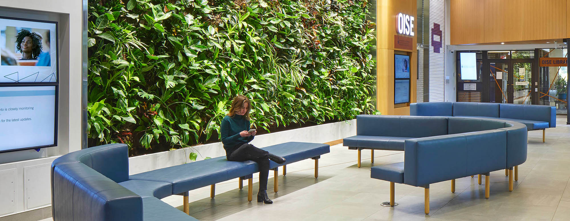 OISE entrance lobby