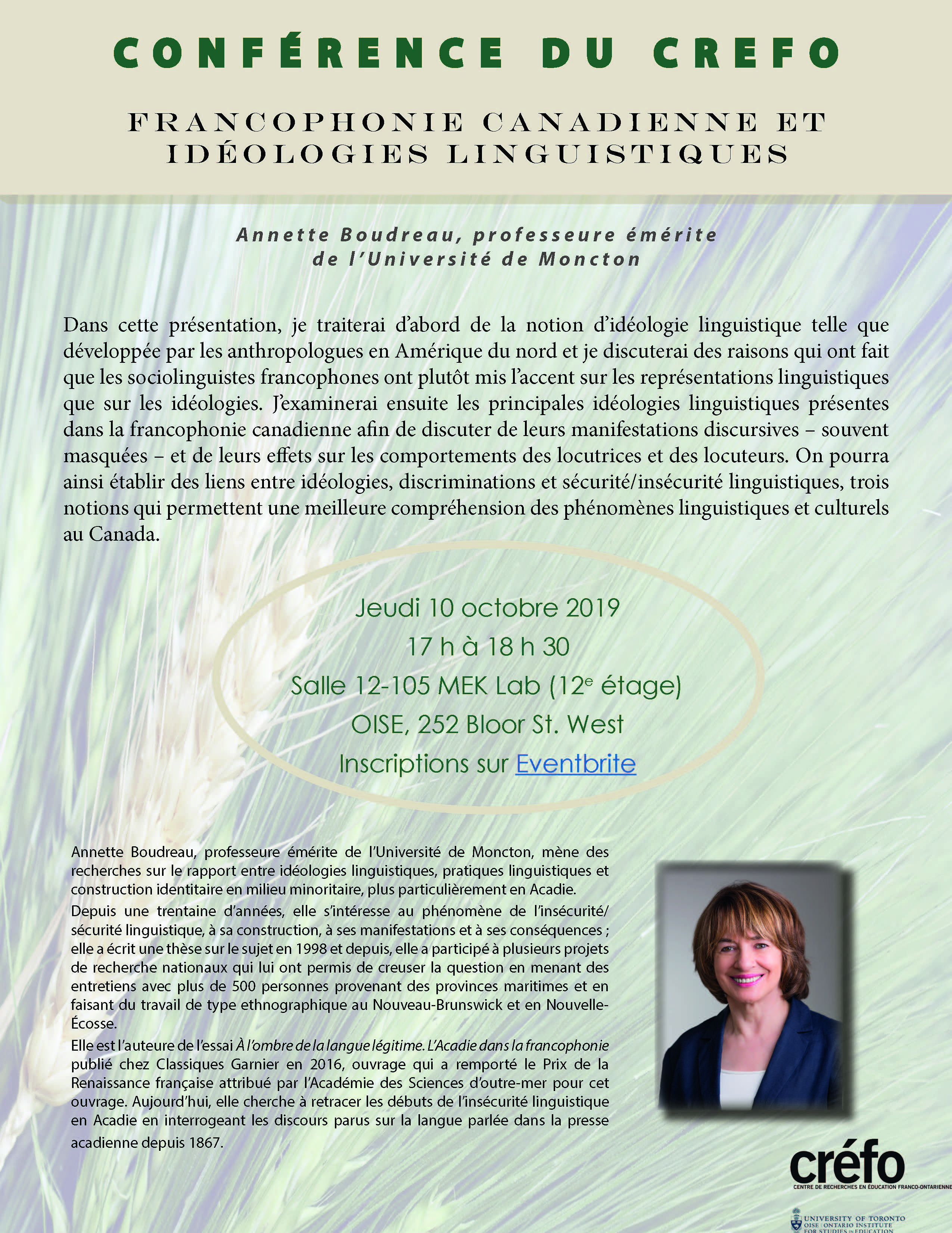 Conférence Annette