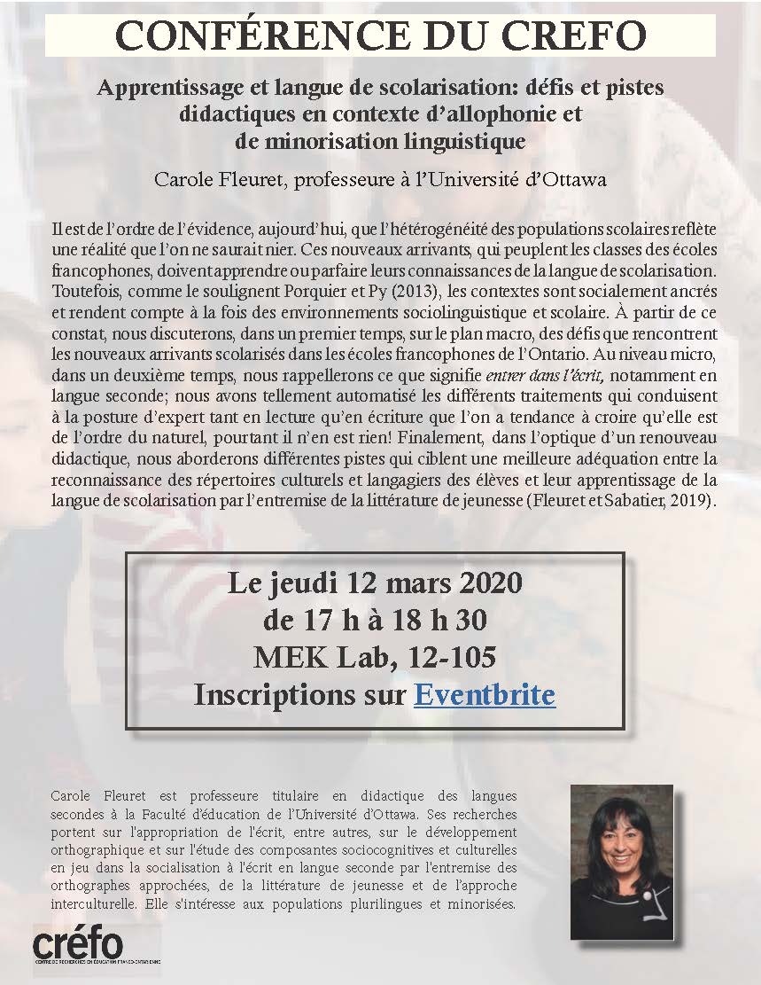 Conf Carole Fleuret