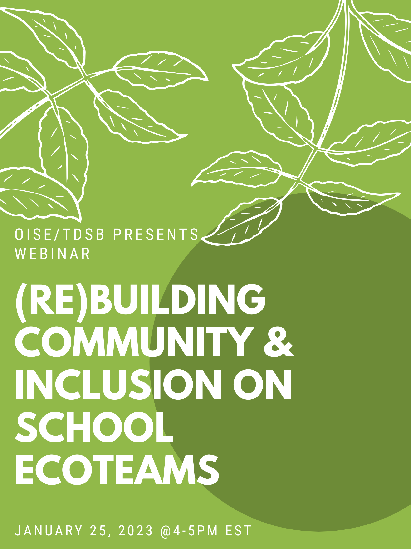 Rebuilding community school ecoteams