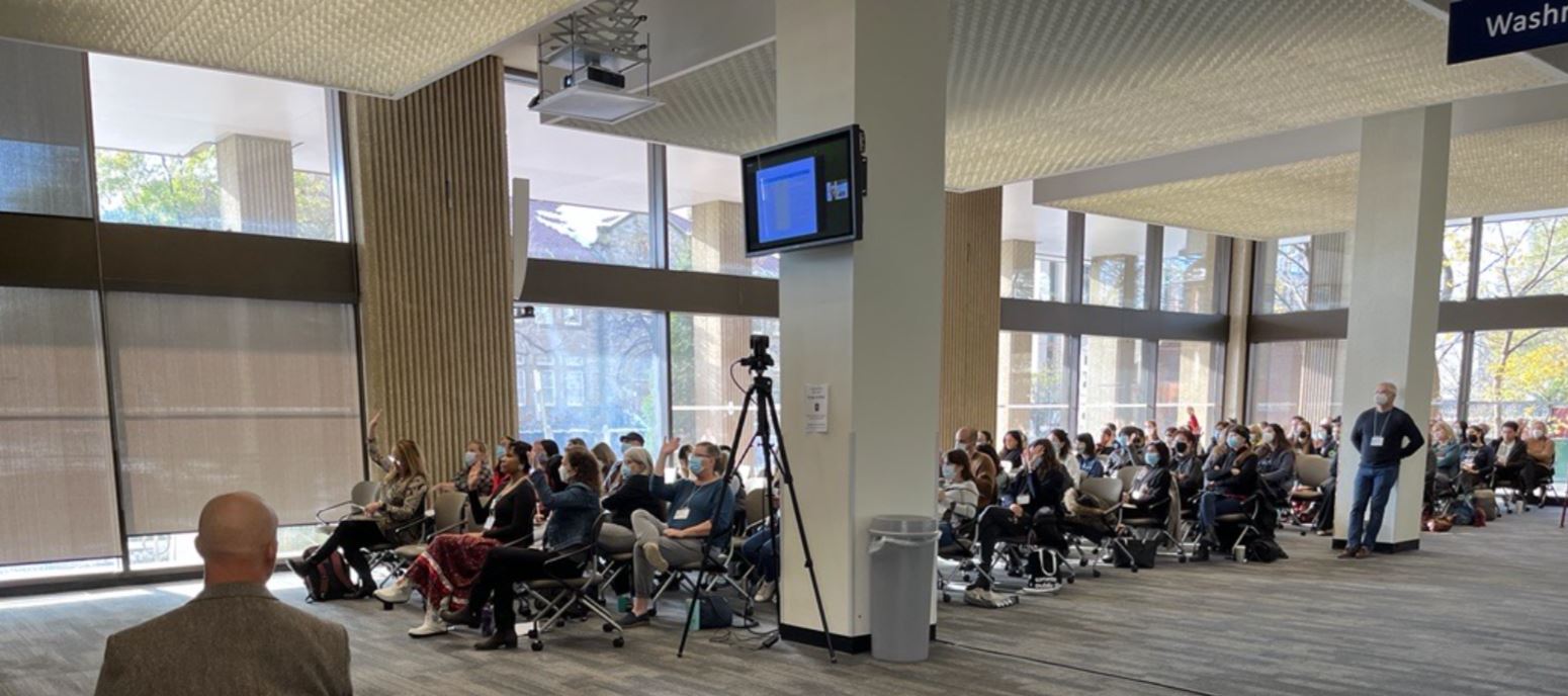 Hybrid event in-person audience