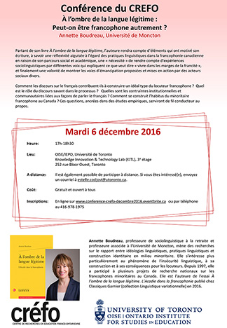 Conférence Annette