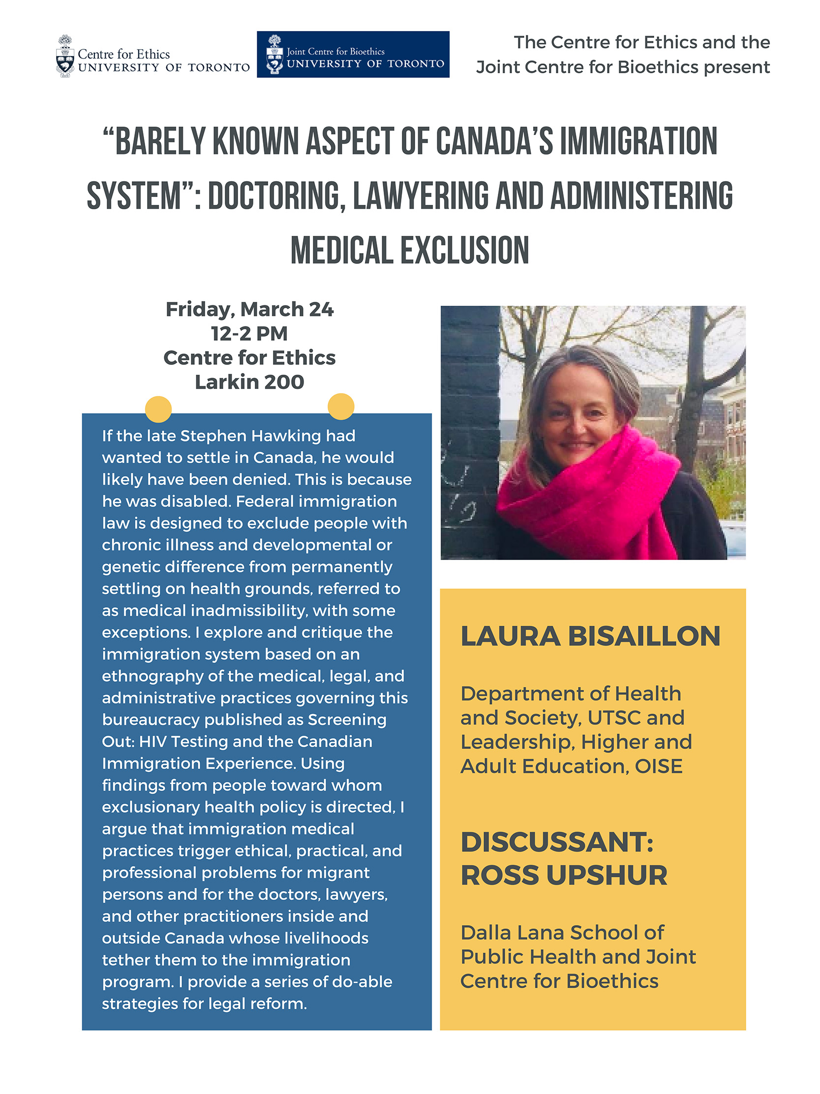 Laura Bisaillon Conference