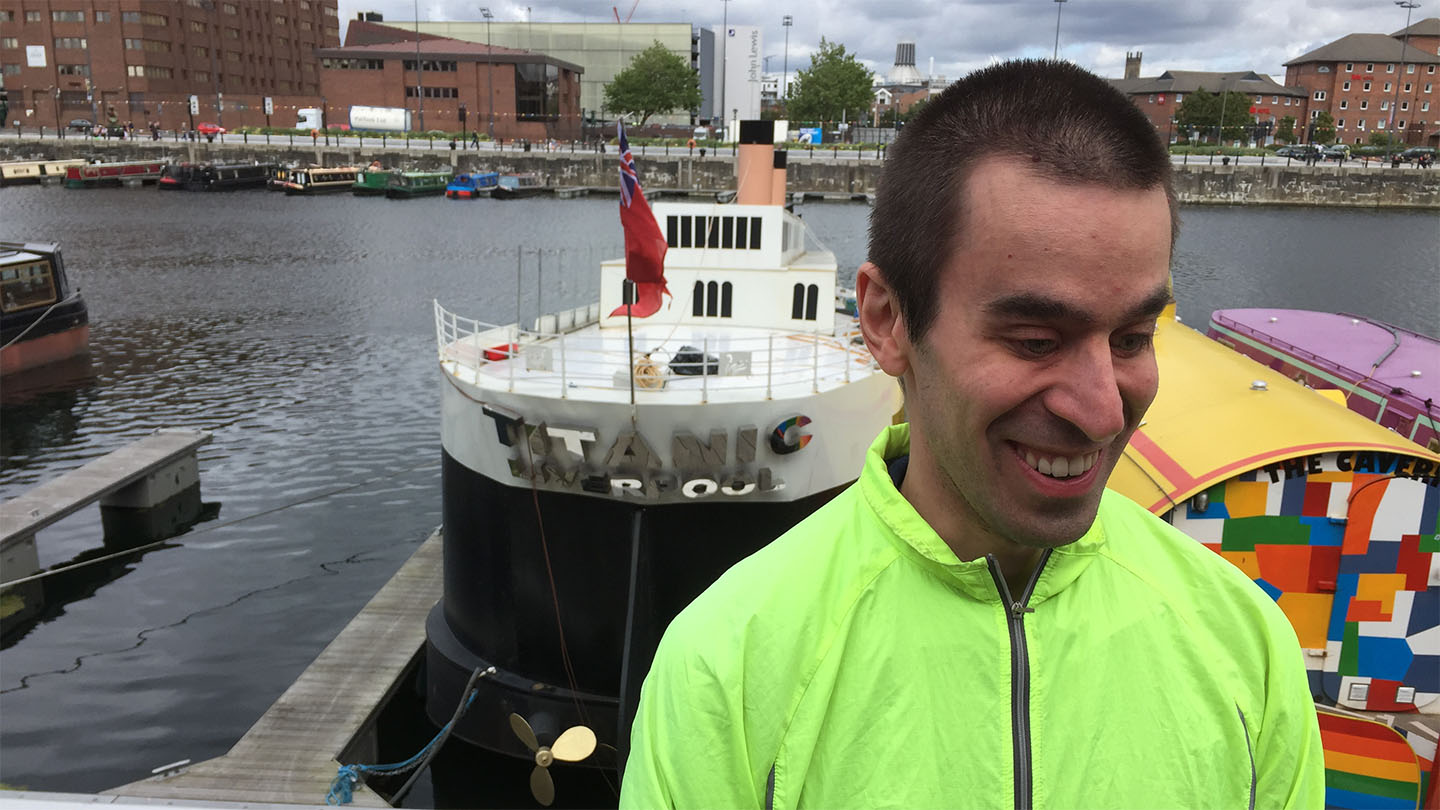 Dan Zingaro on a research trip in England during his OISE studies.