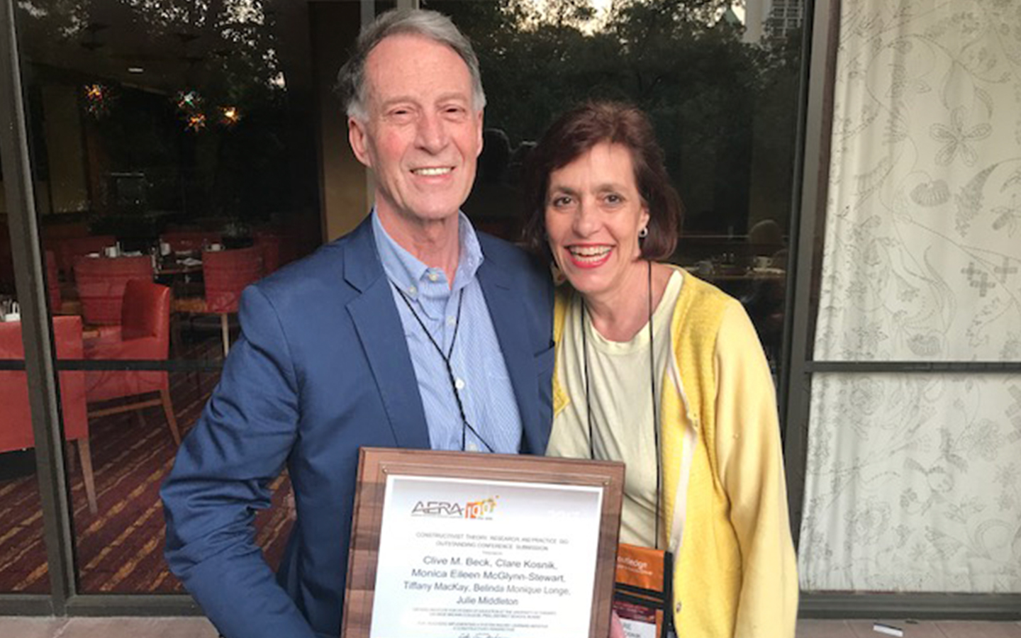 Clive Beck and Clare Kosnik