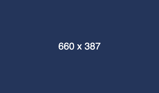 Placeholder image with the size 660x387 listed.