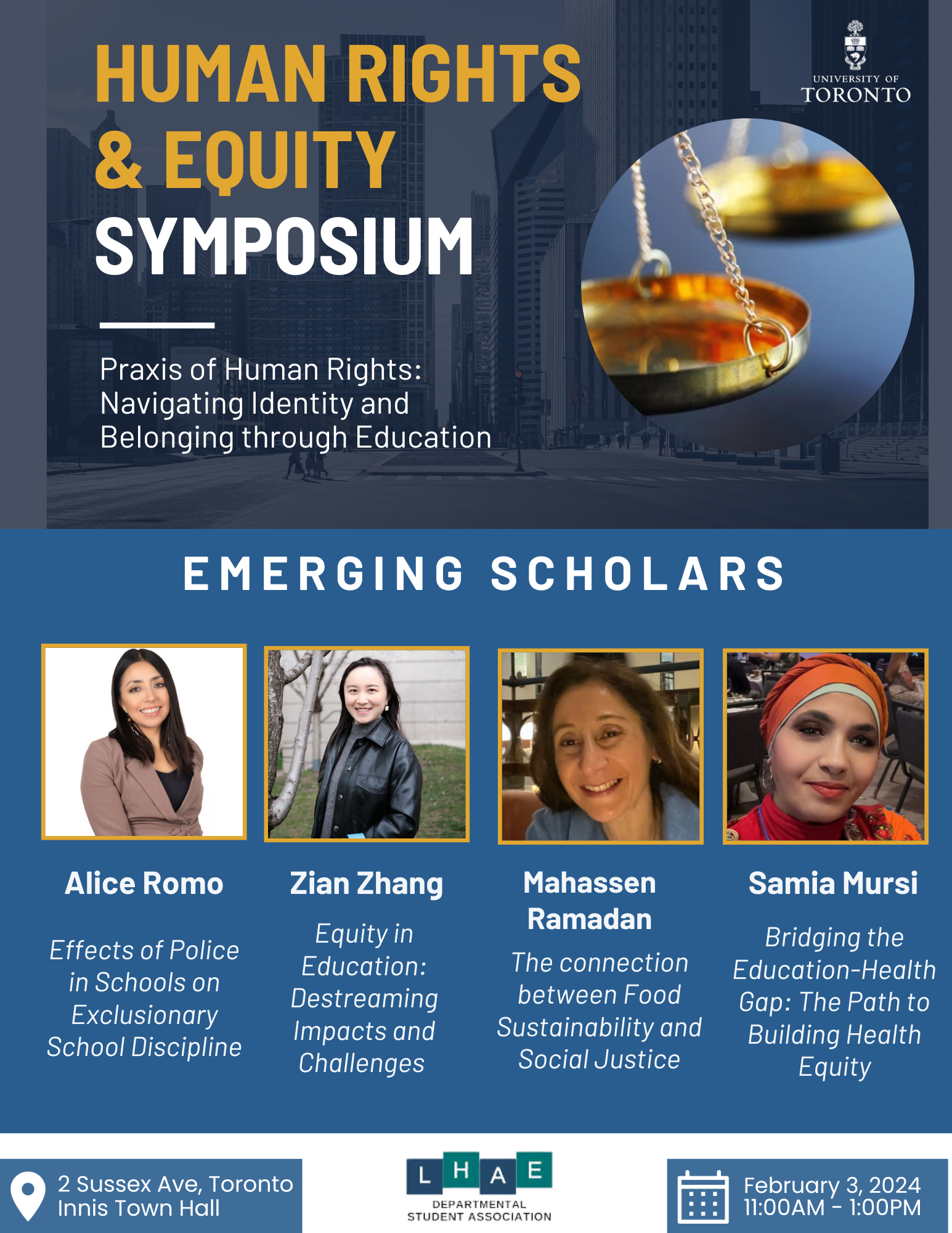 Human Rights & Equity Symposium Flyer