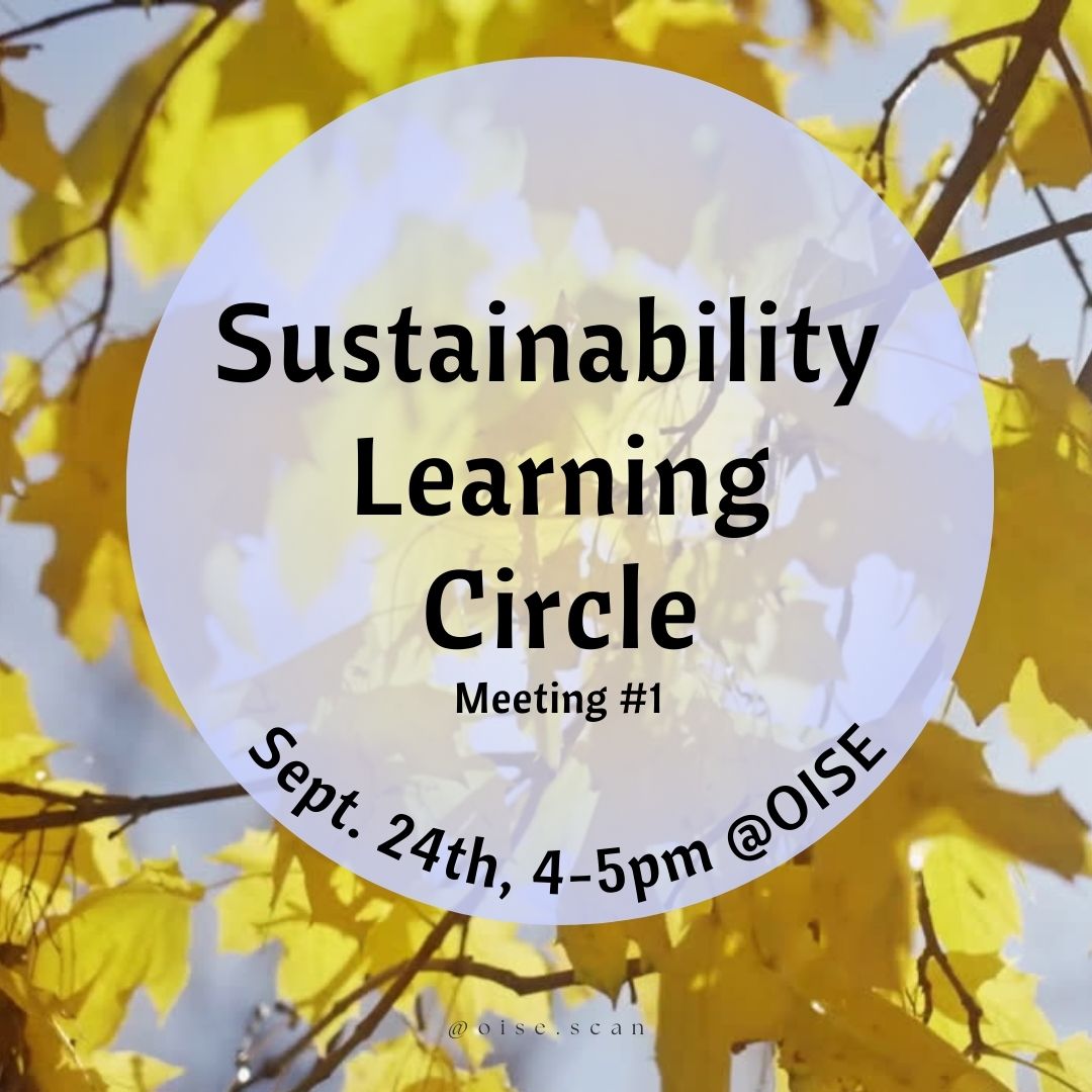 Sustainability Learning Circle Meeting #1