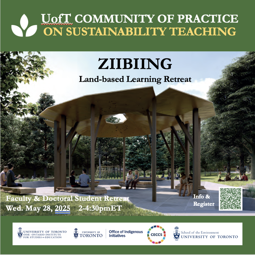 photo of Ziibiing installation used to promote event there