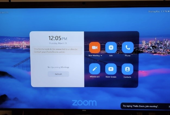 Zoom homescreen on new KIC stand