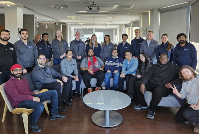 The fine folks who work at OISE Education Commons. Taken during OISE Wellness Day on March 8, 2023.