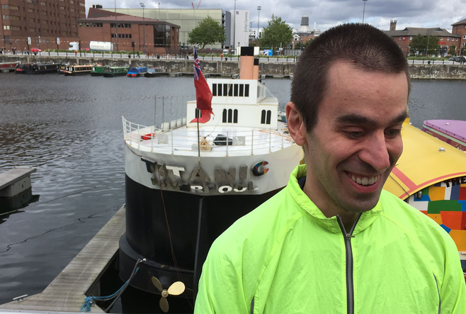 Dan Zingaro on a research trip in England during his OISE studies.
