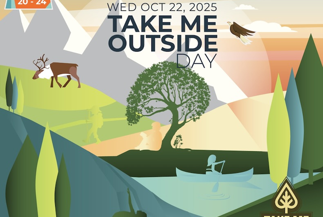 Take me outside day poster