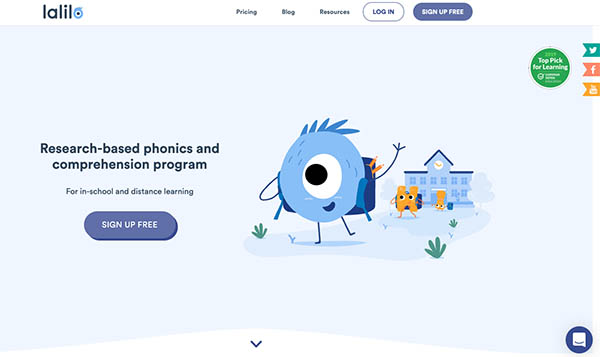 Lalilo Website Screenshot