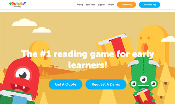 Squiggle Park Website Screenshot