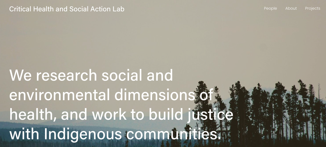 Critical Health and Social Action Lab