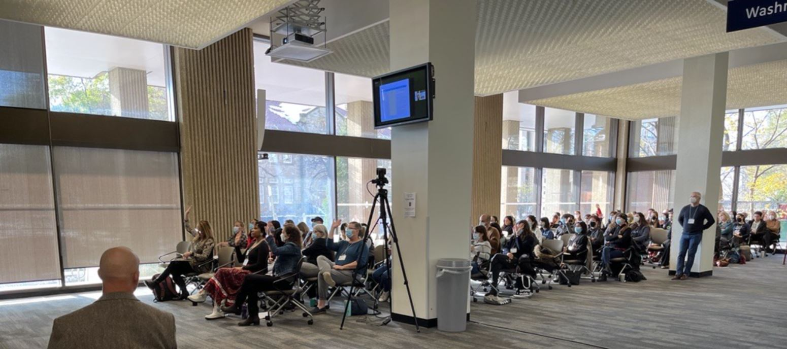 Hybrid event in-person audience