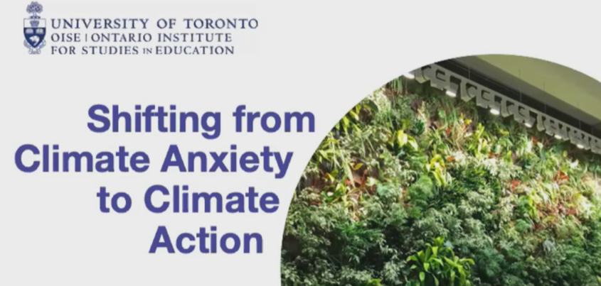 Shifting from Climate Anxiety to Climate Action