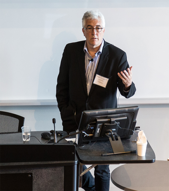 Dr. Michel Boivin speaking at the 13th Annual Summer Institute on Early Childhood Development.
