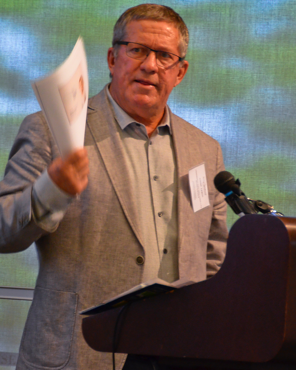 André Lebon on stage at Summer Institute 2017.