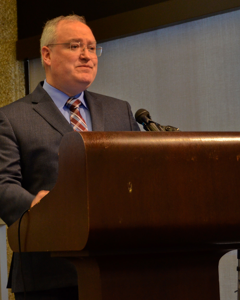 Craig Alexander on stage at Summer Institute 2017.