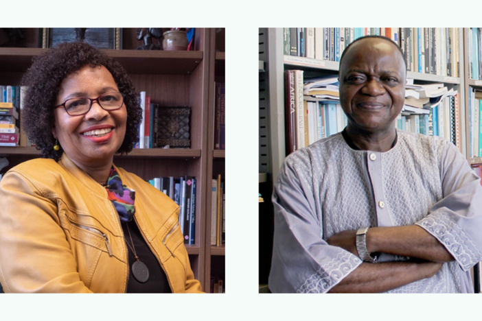 Professor Njoki Wane and George Dei