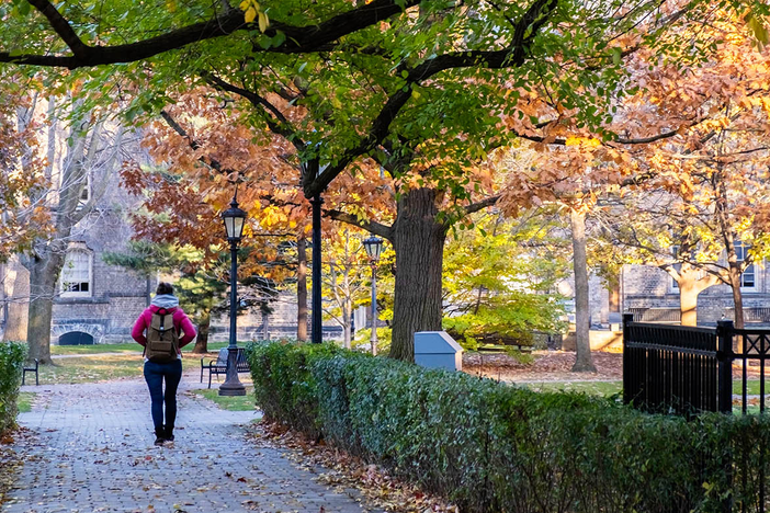  General Views of the University of Toronto St. George campus during the winter 2020. 