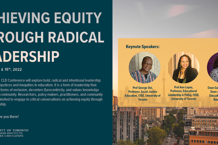 Achieving Equity Through Radical Leadership Poster