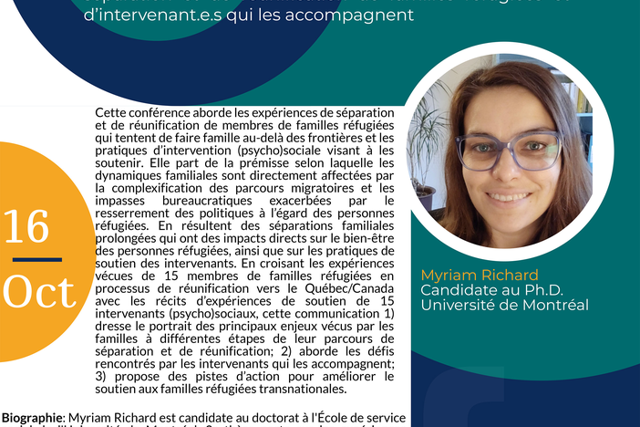 Conférence M. Richard