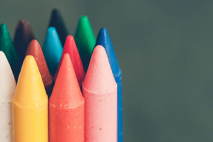 A group of crayons.