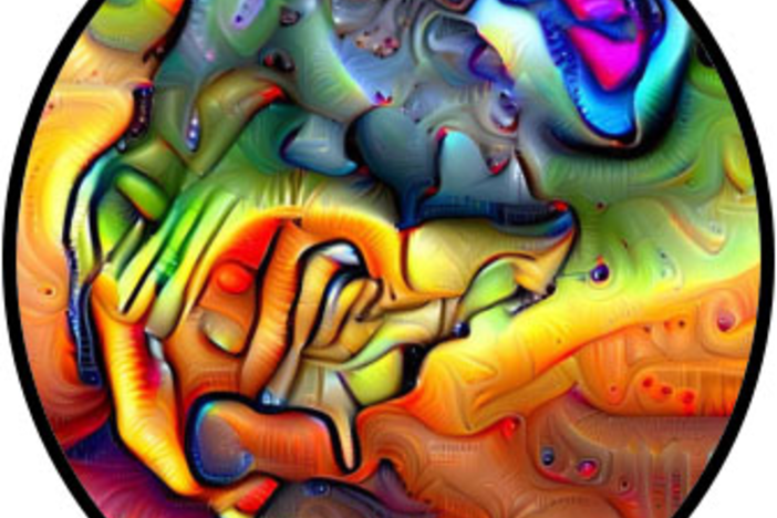 ACCTE Logo of multicolour swirls