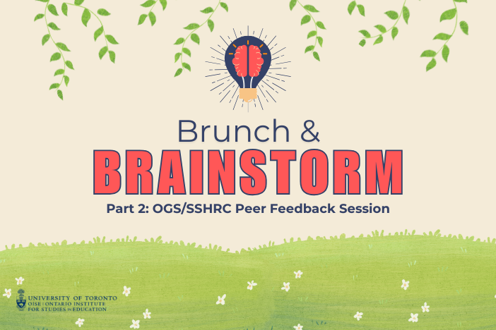 Brunch and brainstorm poster