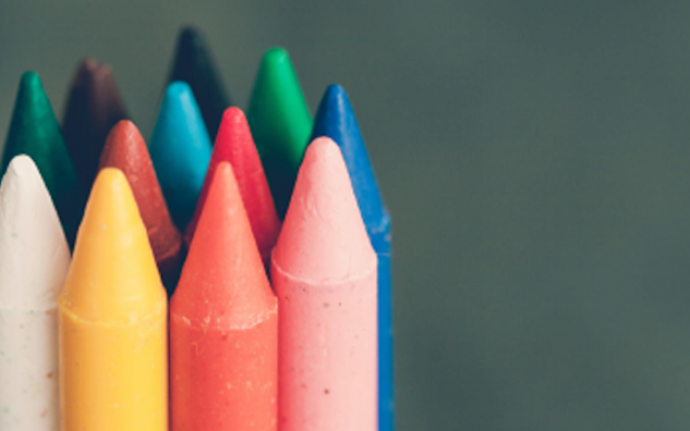 A group of crayons.