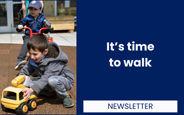 It's time to walk 