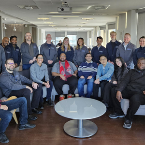 The fine folks who work at OISE Education Commons. Taken during OISE Wellness Day on March 8, 2023.