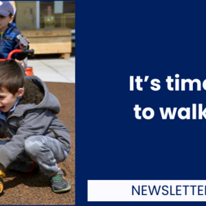 It's time to walk 