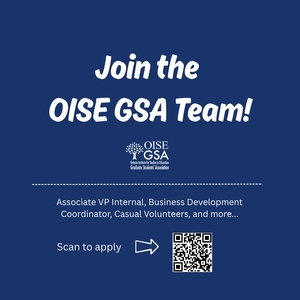 OISE GSA Volunteer Application 25-26