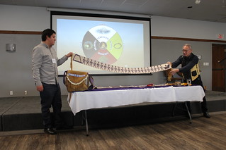 Replica of Treaty of Niagara Wampum Belts
