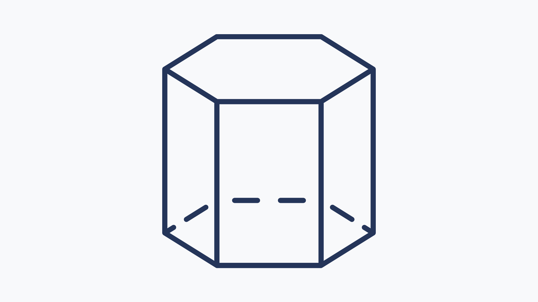 An image of a three dimensional shape.