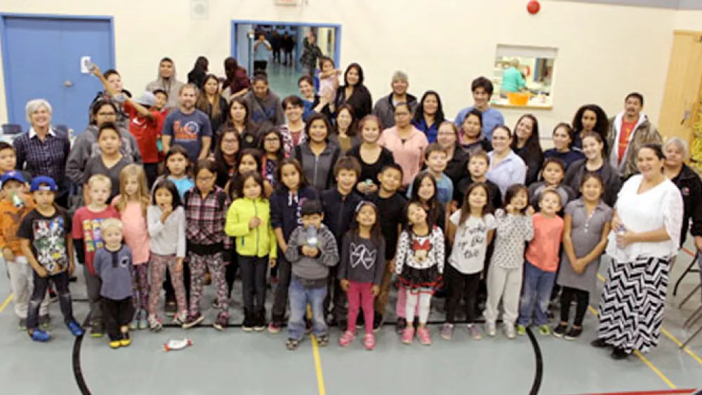 Group picture at the Family Math Event