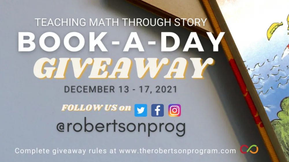 Graphic for the 2021 Book-A-Day Giveaway.