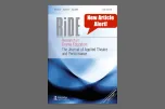 Research in Drama Eduacation: The Journal of Applied Theatre and Performance cover