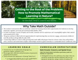 Getting to the Root of the Problem: How to Promote Mathematical Learning in Nature