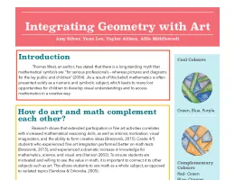Integrating Geometry with Art