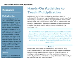 Hands-On Activities to Teach Multiplication